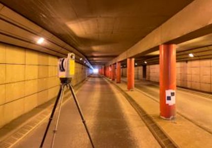 Точное 3D-моделирование подземных сооружений с помощью Trimble SX10 и Trimble X7, обеспечивает будущее легендарного туннеля Франции